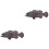 2Pcs Fish Figurine Simulation Grouper Plastic Model Decor 5