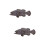 2Pcs Fish Figurine Simulation Grouper Plastic Model Decor 9