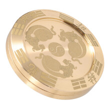 Metal Fidget Slider Glücksmünze Messing Entspannungsspielzeug