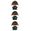3 Set Con Cappello - Vestiti Invernali Verdi 8