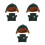 3 Set Con Cappello - Vestiti Invernali Verdi 7