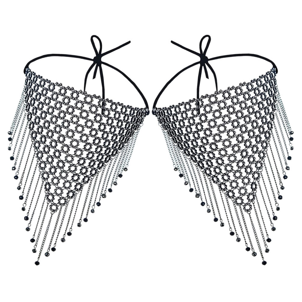 6 Sztuk BłYszcząCy Kamień Szklany Twarz Kobiet-image