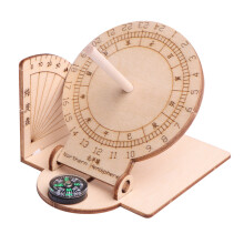 1St Äquatoriale Sonnenuhr Holz Diy Modell Für Kinder