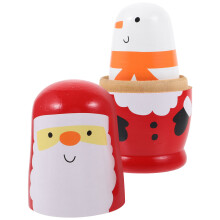 Boîte Russe En 5 Étages Père Noël Jouet