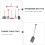 6Pcs Emulation Farm Tools Model Mini Accessory Sand Table Decor 7