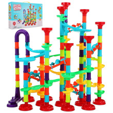 2 Sets Marmorlauf Für Kinder Bauklötze Spielzeug Bahnspiel