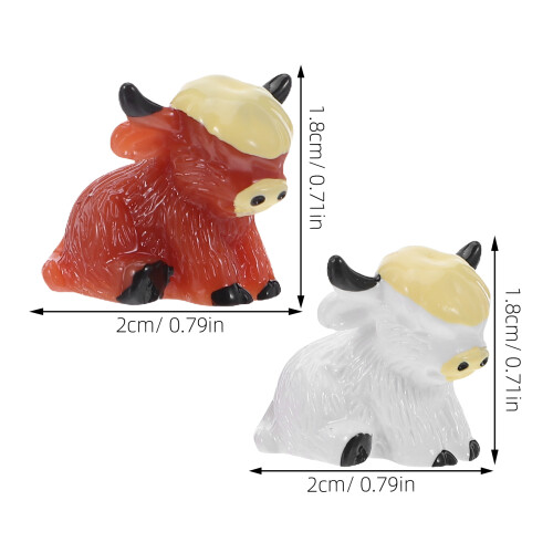 20 Unidades Mini De De Vaca Highland 1