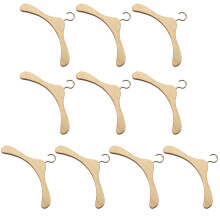 10Stk Puppenkleiderbügel Holzaufhänger Für Puppenkleidung