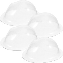 4Stk Durchsichtige Kunststoffmaske Spielzeugpuppe Schminkmaske