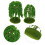 6Pcs Mini Willow Trees For Sand Table And Architecture Models 11