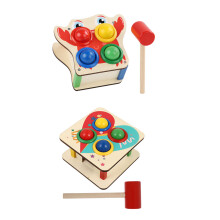 2 Juegos De Golpeteo Madera Para Niños Coordinación Mano-