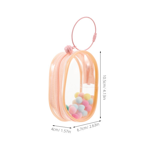 Bolsa Transparente De Pvc Para Con Y Muñecas Miniatura 1
