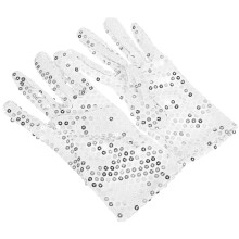 1 Paar Cosplay Glitter Lamineerhandschoenen Volwassenen