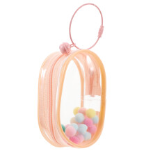 Clear Figuur Displaytas Met Sleutelhanger Draagbare PVC Mini Poppenzak