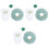 3 Sets St Patrick's Day Mesh Rokpakje Baby 4