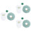 3 Sets St Patrick's Day Mesh Rokpakje Baby 7