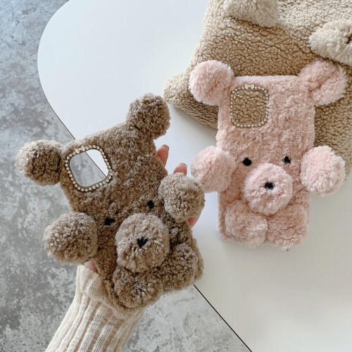 Furry Bear Handyhülle Plüsch Für 13 2