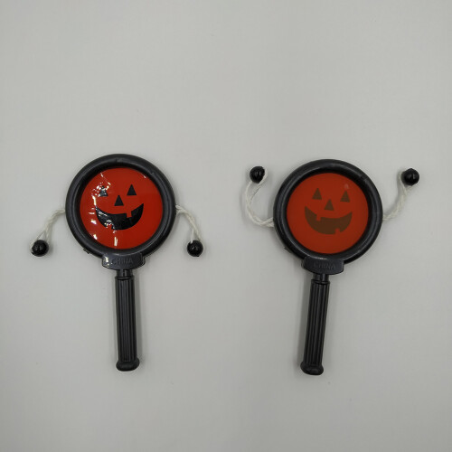 10Pcs Halloween Pumpkin Drums Mini Shaking For Babies 1