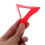 20 Unidades Base Triangular Plástico Para 6