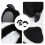 Um Par De Luvas De De Panda Pelúcia Para Inverno E 5