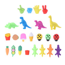 23 Borrachas Sortidas De Legumes, Animais, Bolos E Dedos