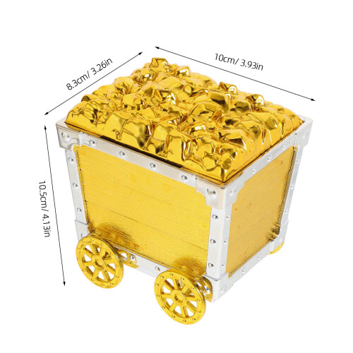 Plastic Treasure Chest Toy For Kids Multi-Functional Mining Cart Set 1