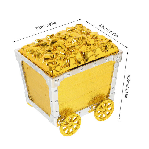Plastic Treasure Chest Toy For Kids Multi-Functional Mining Cart Set 2