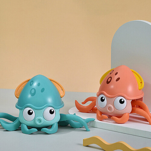 1Pc Crawling Octopus Shower Toy For Baby Bath Play 1