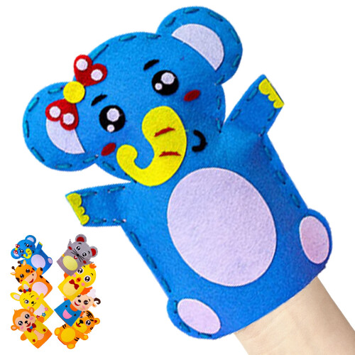 24 Kinder Nicht Gewebte Handpuppe Selbermachen Materialtasche 2