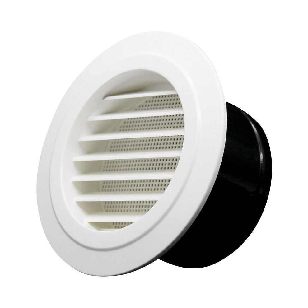 Round Vent Cover For Attic Ventilation, Built-In Fly Screen Soffit Vents Ideal For Indoor And Outdoor Use, Heat Resistant And Detachable 9135470839735