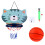 Set Pallacanestro Sospeso Con Mini Pallone Per 1