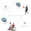 Set Pallacanestro Sospeso Con Mini Pallone Per 9