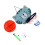 Set Pallacanestro Sospeso Con Mini Pallone Per 5