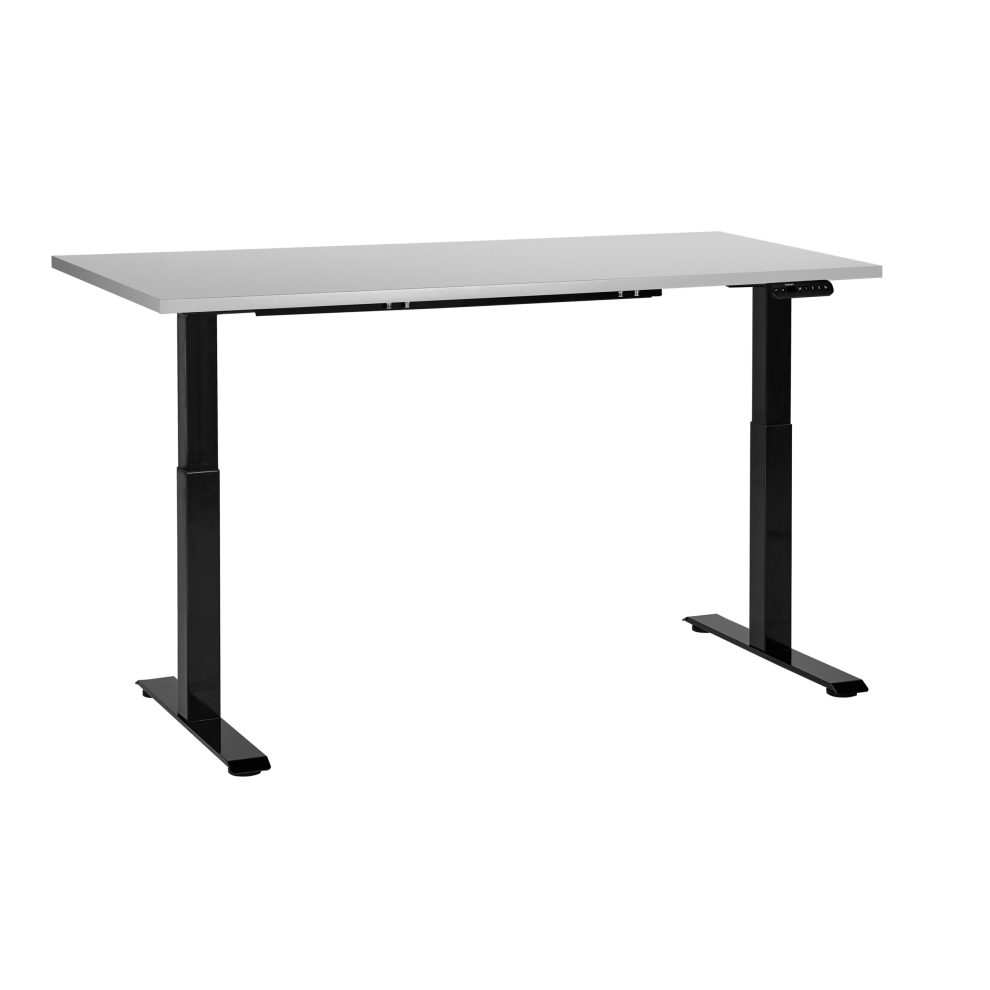 Electric Adjustable Standing Desk DESTINES Grey/ Black 160 cm 72 cm-image-OPC-PDHYFWR-NEW