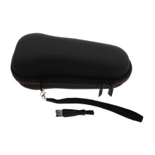 Hard Travel Case for Electric Shavers Black, ImpactResistant, Nonslip Interior, Shaving Accessories Case for Men