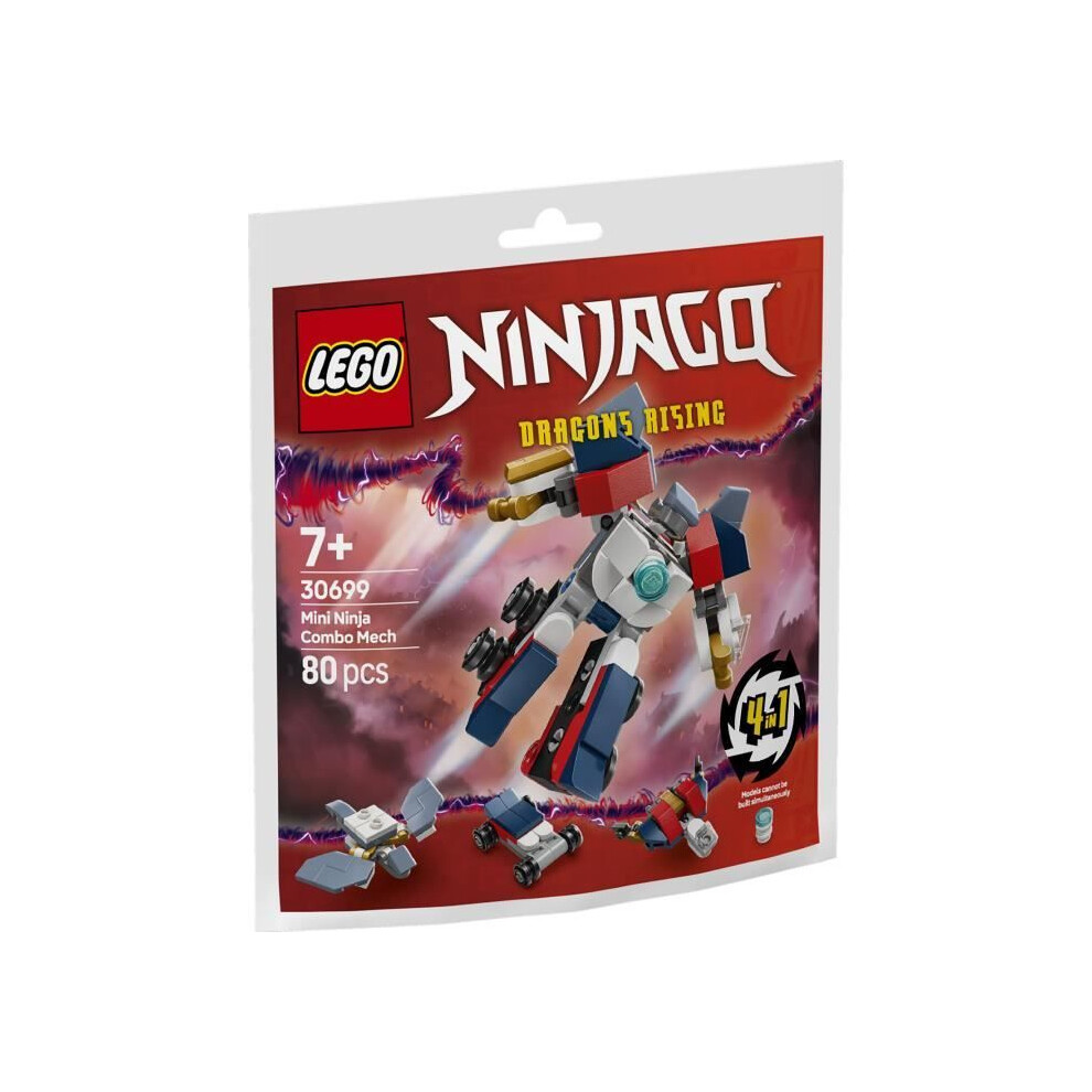 Lego Building Set - 30699 - Ninjago - Mini Ninja Combomecha - 63 Pieces