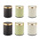Small Round Garbage Can Press Trash Can with-12L Cream color 2