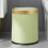 Small Round Garbage Can Press Trash Can with-12L Cream color 6