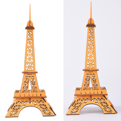 3D De Madera Torre Eiffel Educativo Diy Para Niños 1