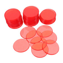 100 Pièces Marqueurs Translucides Pour Éducatif