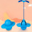 1 Set Bouncing Ball Open Pvc Outdoor Child 2