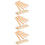 24 Pcs Wooden Domino Trays Desktop Racks Multi-Function Bases 11