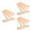 24 Pcs Wooden Domino Trays Desktop Racks Multi-Function Bases 8