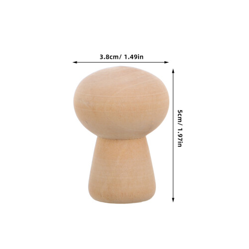 10Pcs Svamp Form DIY Pyssel Måla För Barn 1