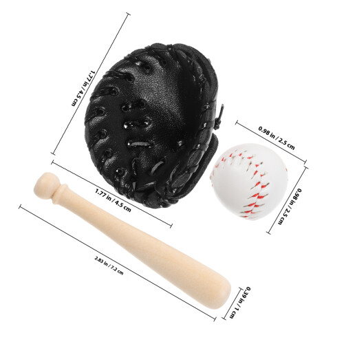 Set Mini Da Baseball Con Maza E Palla Per Casa 1