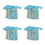 16 Set Thobe Per Musulmana 11 Pollici 8