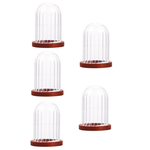 5 Mini Kekstäcka Glasburkar Dockhus