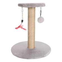 Sisal Cats Play Structure Cats Tree Scratching-Circular Gray