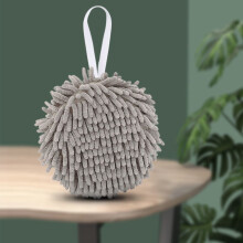 Schnelltrocknendes Handtuch mit Aufhängeschlaufen, Chenille-Handtücher aus flauschigem Bommelmaterial, weiche Handtücher für Küche und Bad