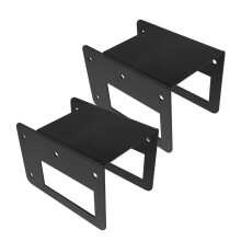 HeavyDuty Steel Firewood Rack Brackets Log Storage Wood Holder Screws Included Easy Assembly
